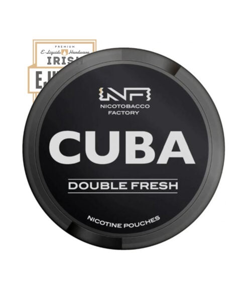 Cuba Black Nicotine Pouches Double Fresh
